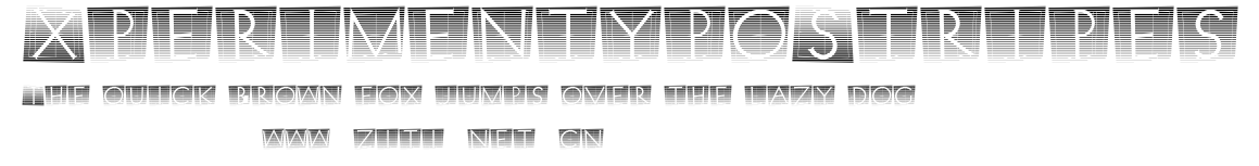 XperimentypoStripes.ttf字體轉換器圖片
