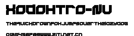 Xodohtro-Nu.ttf字體轉換器圖片