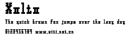 Xolto.ttf字體轉換器圖片