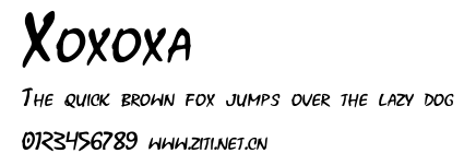 Xoxoxa.ttf字體轉換器圖片