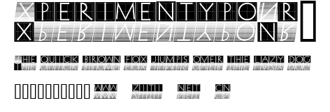XperimentypoNr1.ttf字體轉換器圖片