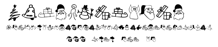 XmasSketches.ttf字體轉換器圖片