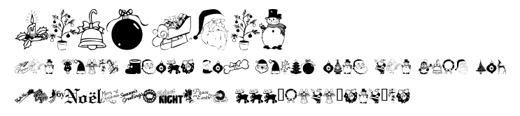 XmasTyme.ttf字體轉換器圖片