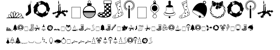 Xmas Font Dingbats.ttf字體轉換器圖片