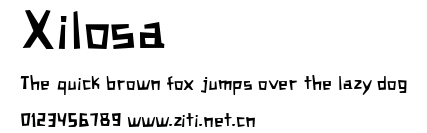 Xilosa.ttf字體轉換器圖片