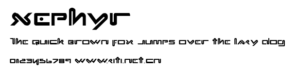 Xephyr.ttf字體轉換器圖片