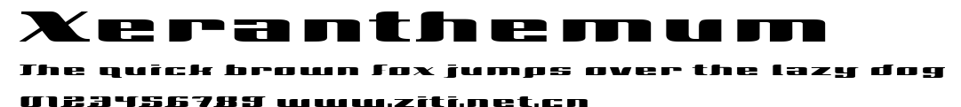 Xeranthemum.ttf字體轉換器圖片
