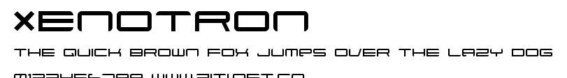 Xenotron.ttf字體轉換器圖片