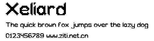 Xeliard.ttf字體轉換器圖片