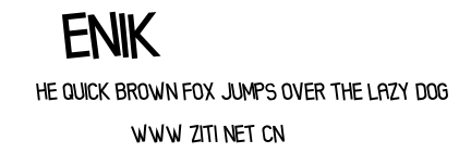 Xenik.ttf字體轉換器圖片