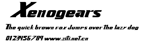 Xenogears.ttf字體轉換器圖片