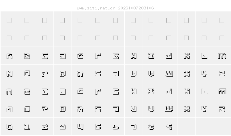 字符映射圖