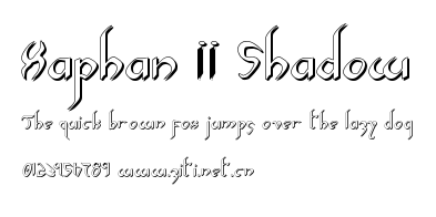Xaphan II Shadow.ttf