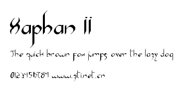 Xaphan II.ttf