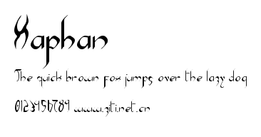 Xaphan.ttf