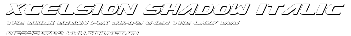 Xcelsion Shadow Italic.ttf