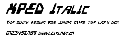 XPED Italic.ttf