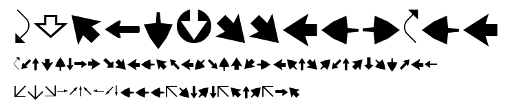 XIngyArrowsTwo.ttf