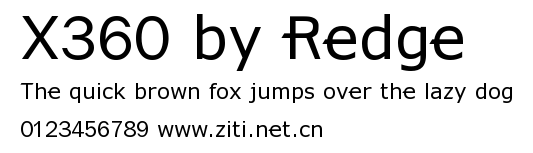 X360 by Redge.ttf