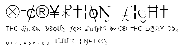 X-Cryption Light.ttf