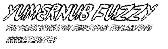 yumernub fuzzy.ttf