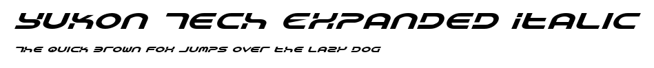 Yukon Tech Expanded Italic.ttf