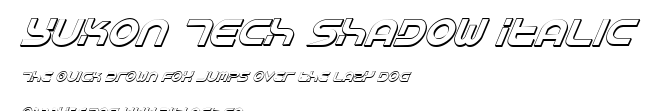 Yukon Tech Shadow Italic.ttf