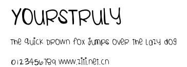 YoursTruly.ttf