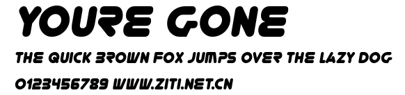 Youre Gone.ttf