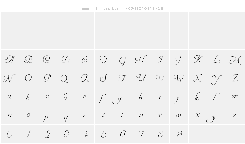 字符映射圖