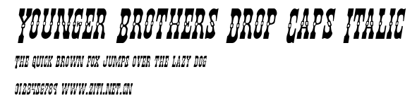Younger Brothers Drop Caps Italic.ttf