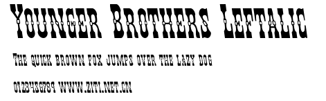 Younger Brothers Leftalic.ttf
