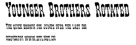 Younger Brothers Rotated.ttf
