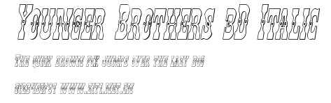 Younger Brothers 3D Italic.ttf