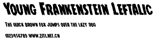 Young Frankenstein Leftalic.ttf