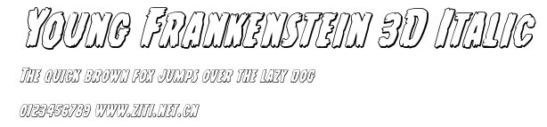 Young Frankenstein 3D Italic.ttf