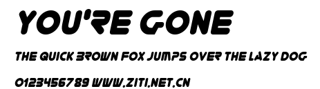You're Gone.ttf