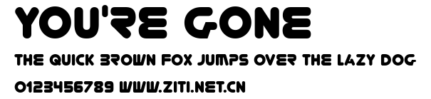 You're Gone.ttf