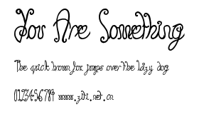 You Are Something.ttf