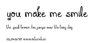 You Make Me Smile.ttf
