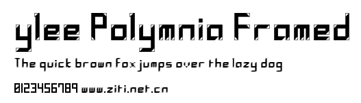 ylee Polymnia Framed.ttf