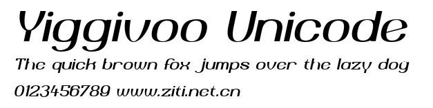 Yiggivoo Unicode .ttf