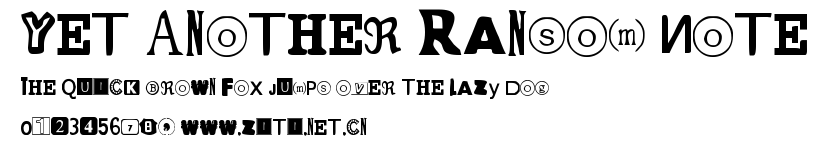 Yet Another Ransom Note.ttf