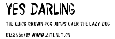 Yes Darling.ttf