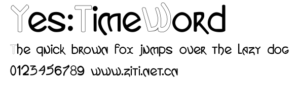 Yes:TimeWord.ttf