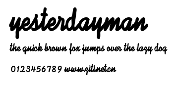 YesterdayMan.ttf