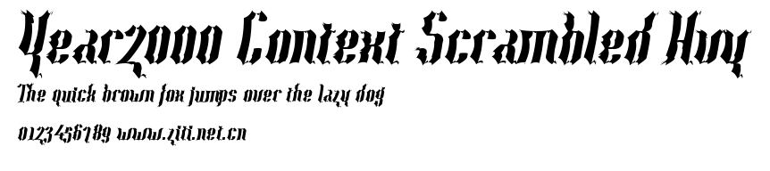 Year2000 Context Scrambled Hvy.ttf