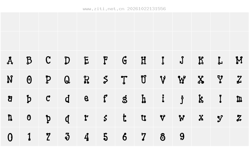 字符映射圖