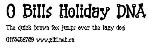 0 Bills Holiday DNA.ttf